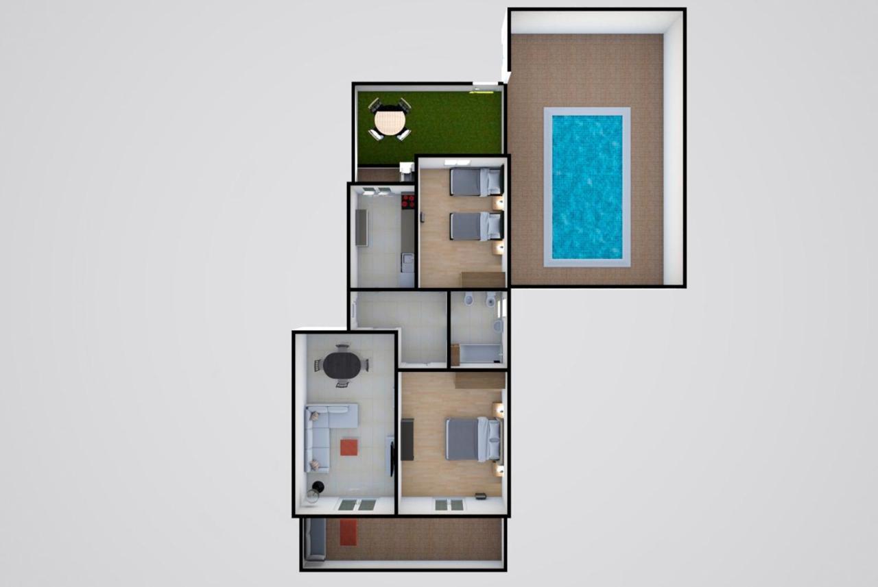 Marta Apartment - Balcony, Patio, Pool Ferrel  Zewnętrze zdjęcie